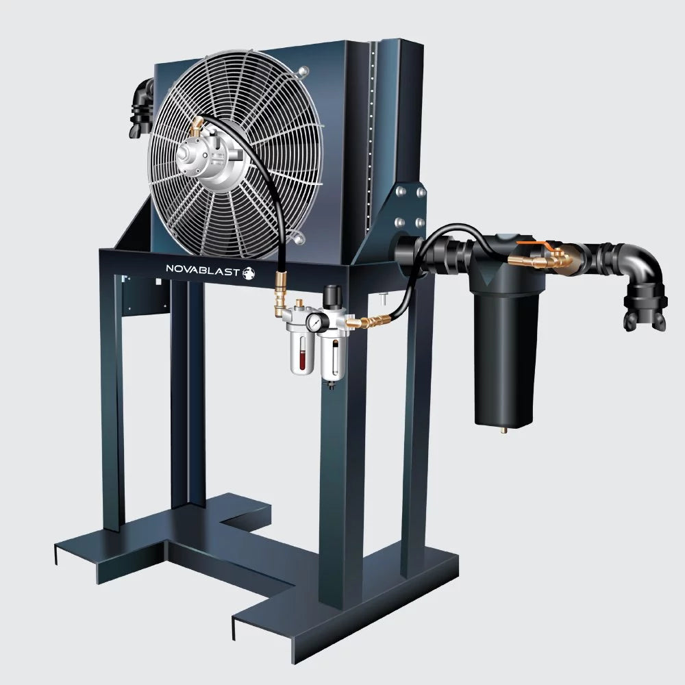 Aftercooler front view